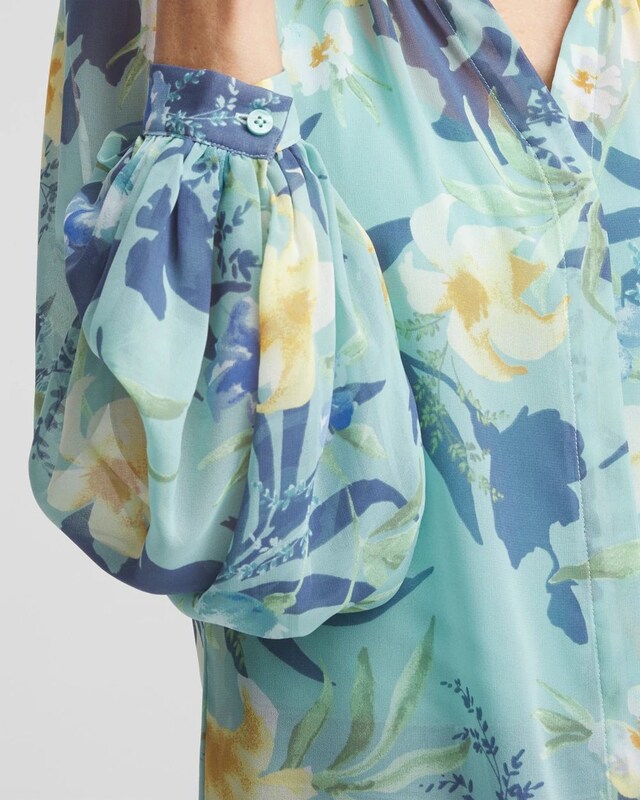 Georgette Wildflower Blouse - image 4